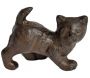Statuette chaton en fonte 8 x 4 x 6 cm