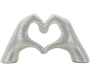 Statuette décorative en polyrésine Hands lover 25 x 7.5 x 13.5 cm