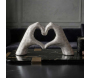 Statuette décorative en polyrésine Hands lover 25 x 7.5 x 13.5 cm - MAURO FERRETTI