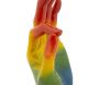 Statuette main en polyrésine Rainbow - 8