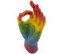 Statuette main en polyrésine Rainbow - 7