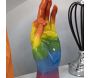 Statuette main en polyrésine Rainbow - MAURO FERRETTI