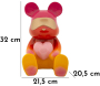 Statuette ourson en polyrésine Rainbow - MAU-0593