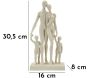 Statuette en polyrésine Family stons 16 x 8 x 30.5 cm - MAU-0595