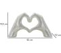Statuette en polyrésine Hands lover 25 x 7.5 x 13.5 cm - MAU-0536