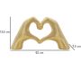 Statuette en polyrésine Hands lover 25 x 7.5 x 13.5 cm - MAU-0535