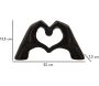 Statuette en polyrésine Hands lover 25 x 7.5 x 13.5 cm - MAU-0534