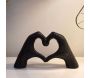 Statuette en polyrésine Hands lover 25 x 7.5 x 13.5 cm - MAURO FERRETTI
