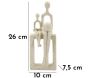 Statuette en polyrésine Maternity stons 10 x 7.5 x 26 cm - MAU-0596