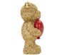 Statuette en polyrésine Ours avec coeur Teddy - MAU-0769