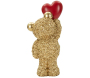 Statuette en polyrésine Ours avec coeur Teddy - MAU-0768