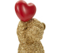 Statuette en polyrésine Ours avec coeur Teddy - 6
