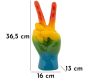 Statuette en polyrésine Rainbow hand - MAU-0754