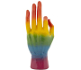 Statuette en polyrésine Rainbow hand - 5