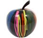 Statuette pomme multicolore en polyrésine Trash