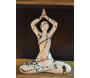 Statuette yoga en céramique Zoya  splash - DRI-0103