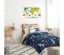 Sticker mural Mappemonde 90x60 cm - THE HOME DECO KIDS