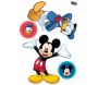 Sticker mural Mickey et 3 copains - LAA-0169