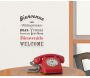 Sticker mural bienvenue en plusieurs langues - NOUVELLES IMAGES