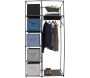 Structure armoire 5 cases et 1 penderie - IDEBOX
