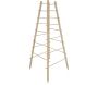 Support en bois de pin pour plantes 4 piquets - 6