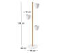 Support à plantes 3 pots Floristand - 6