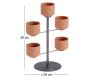 Support à plantes avec 5 pots Terrapotta - 9