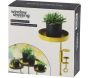 Support à plantes rond à fixer hauteur réglable doré - 13,90