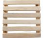 Support à roulettes en bois pour plantes d'intérieur - ESS-1300