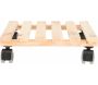 Support à roulettes en bois pour plantes d'intérieur - 8,90
