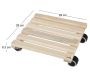 Support à roulettes en bois pour plantes d'intérieur - 5