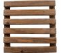 Support à roulettes en bois pour plantes d'intérieur - ESS-1301
