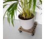 Support à roulettes en bois pour plantes d'intérieur - ESSCHERTS GARDEN