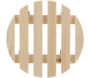 Support à roulettes en bois pour plantes d'intérieur - ESS-1298