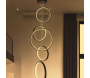 Suspension LED anneaux design Entryway - 99,90