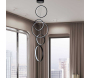 Suspension LED anneaux design Entryway - HANAH HOME