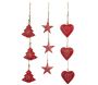 Suspension de Noël en métal (Lot de 3)