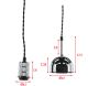 Suspension en acier Line - VEN-0238