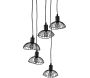 Suspension en acier abat-jour filaire Elsa