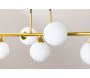 Suspension en acier et verre pour 5 ampoules Orb - 6