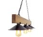 Suspension en bois 3 abat-jour Sabka - 99,90