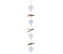 Suspension 4 coeurs en bois