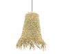 Suspension frange en jonc naturel