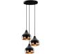 Suspension en métal 3 abat-jour Ylda - 84,90