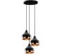 Suspension en métal 3 abat-jour Ylda - 82,90