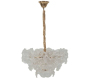 Suspension en métal et verre Ibiscus 47 x 73 cm