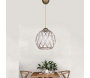 Suspension en plastique et coton chandelier - HANAH HOME