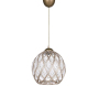 Suspension en plastique et coton chandelier