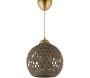 Suspension en plastique et coton chandelier