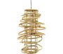 Suspension en poelet naturel